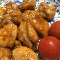 ちぇんばあ's cooksnap of when they made 鶏モモ肉で☆からあげの甘酢和え.
