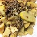 ここちゃんママ♡'s cooksnap of when they made 簡単！たけのことひき肉の甘辛炒め.