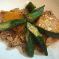 anemonenan's cooksnap of when they made 南瓜とオクラのオイスターソース炒め.