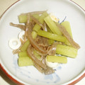 白いぐれーぷ's cooksnap of when they made ✿懐かしの味☆旬のふきの煮物✿.