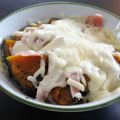 スタイリッシュママ's cooksnap of when they made かぼちゃとベーコンのドリア風.