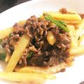 yoyoよーよー's cooksnap of when they made じゃがいもで青椒肉絲風.