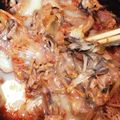 ♡chicken♡'s cooksnap of when they made ご飯がすすむ♪簡単☆豚キムチ炒め☆.