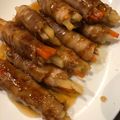 ☆チィちゃん☆'s cooksnap of when they made 簡単甘辛味たっぷり野菜の豚肉巻き.
