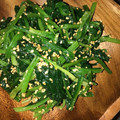 ムーヒツジ's cooksnap of when they made ほうれん草のササっと胡麻和え.