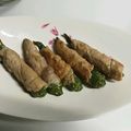 ☆うさきちさん☆'s cooksnap of when they made 豚ロースで\みそみそ/肉巻きオクラ.