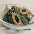 檜佐木ぐるぐる's cooksnap of when they made お弁当に★ほうれん草＆竹輪のオイマヨ和え.
