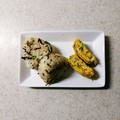 linhua's cooksnap of when they made お弁当に♡紅えび＆黒ゴマ＆青ネギの卵焼き.