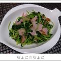 ちょこ☆ちょこ's cooksnap of when they made 豆苗とベーコン炒め.