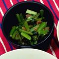 yrk2023's cooksnap of when they made 材料3つ！小松菜の梅、鰹節和え.