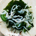 クックCG81UI☆'s cooksnap of when they made シラスときゅうりとワカメの酢の物.