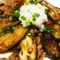 ミカ★ヅキ's cooksnap of when they made ナスと豚肉の重ね焼き♪大根おろし添え♪.