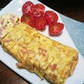  しー's cooksnap of when they made ハムのピンクで華やか玉子焼.