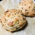 島子☆'s cooksnap of when they made 実質5分！？衝撃簡単☆ざくふわパン.