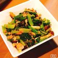 MOCHAキッチン's cooksnap of when they made 小松菜としめじのツナ昆布あえ♪.