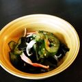 nammy's cooksnap of when they made きゅうりとわかめのまろやかな酢の物.