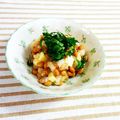 SP♪'s cooksnap of when they made 和洋な大葉チーズおろし納豆.