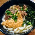 sakura☆☆☆'s cooksnap of when they made 肉入り豪華☆きつねうどん.