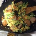 かつらこさん's cooksnap of when they made 簡単！セロリとウィンナーの炒め物♡.