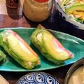 sakura☆☆☆'s cooksnap of when they made 鮮やか美味✨カニカマとアボカドの生春巻✨.