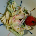 よっちゃんもち★'s cooksnap of when they made カニかまときゅうりの簡単サラダ♪.