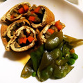 Jyohana's cooksnap of when they made 【お弁当】三色野菜の信田巻き.