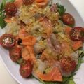 ニャロメ（ΦωΦ）'s cooksnap of when they made さっぱりほんのりニンニクカルパッチョ.