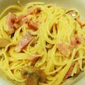 ユットン's cooksnap of when they made 小林シェフの簡単絶品カルボナーラ.