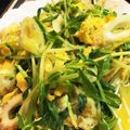 のんのんノンタロス's cooksnap of when they made 豆苗と丸天の卵とじ.