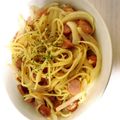 mizuphone's cooksnap of when they made 和風たらこスパゲティ.