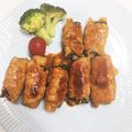 ミミポン９世's cooksnap of when they made 豚の長芋大葉巻き.