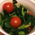 土屋はちまき's cooksnap of when they made お弁当に♪ほうれん草とプチトマトのナムル.