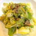 ちぃる's cooksnap of when they made キャベツとツナのガーリック風味炒め.