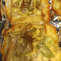 もゆずん's cooksnap of when they made 簡単☆油揚げと長ねぎのピザ.
