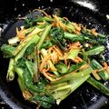 kyonroom's cooksnap of when they made 小松菜、にんじん、玉ねぎの塩コショー炒め.