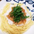 藍ボール's cooksnap of when they made 大根おろしとナメタケのスパゲッティ.