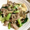 emixxx's cooksnap of when they made 簡単！豚肉とチンゲン菜とキノコの中華炒め.