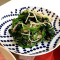 ᕱ⑅ᕱもざみ's cooksnap of when they made えのきとほうれん草のわさび風味のおひたし.