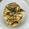 ☆うさきちさん☆'s cooksnap of when they made 鶏ミンチときのこのチーズ焼き.