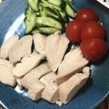 mnmas's cooksnap of when they made むね肉で☆簡単柔らか蒸し鶏.