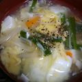sachika☆k's cooksnap of when they made ふわトロ♪ニラたまスープ.