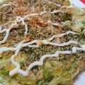青汁ピンコ's cooksnap of when they made レタスのお好み焼き.