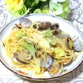 tennisnoah's cooksnap of when they made ランチ♫あさりとキャベツのペペロンチーノ.