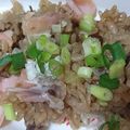 caribbeai's cooksnap of when they made 生姜香る☆鮭と薩摩芋の炊き込みご飯。.