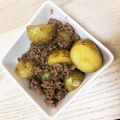 ぴよりこ's cooksnap of when they made ご飯がすすむ！新ジャがそぼろ☆.