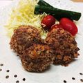 cocoりえ's cooksnap of when they made 旨みたっぷりぃ♪シイタケの肉詰めフライ.