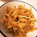 ayanara's cooksnap of when they made 大根使いきり♪皮と葉っぱの小鉢.