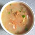 ＊なみへい＊'s cooksnap of when they made 風邪に最強！葱と人参と生姜のかき玉スープ.