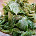 miiiiiiii∞'s cooksnap of when they made セロリの葉っぱの柚子胡椒マヨ和え.