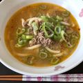 にむばすしゅたーぜん's cooksnap of when they made 坦々うどん.